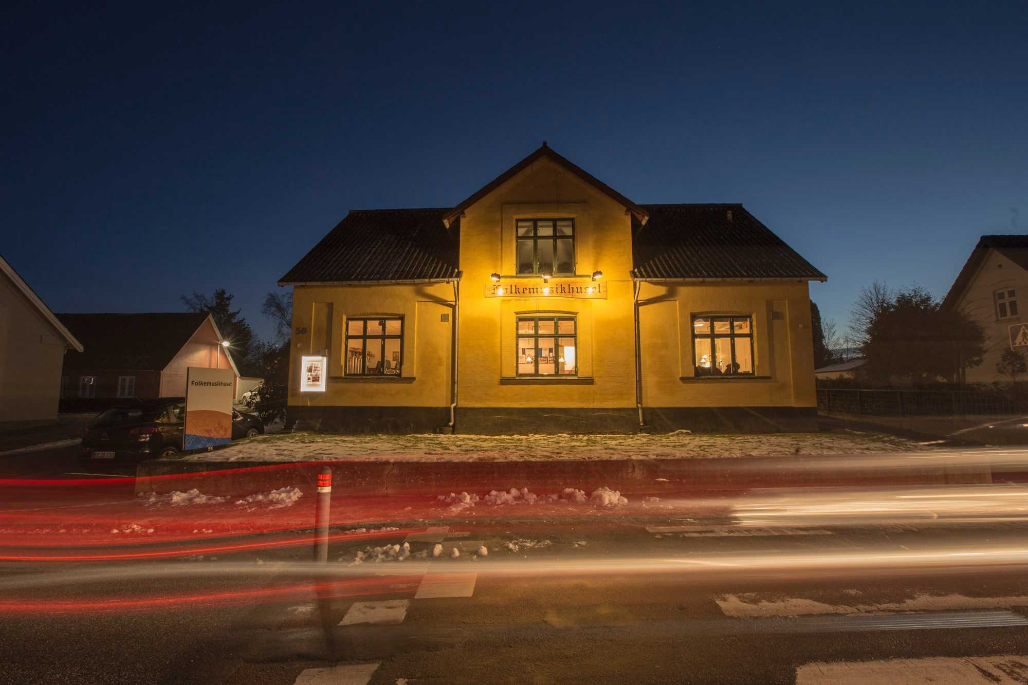 Folkemusikhuset i Fensmark en aften 