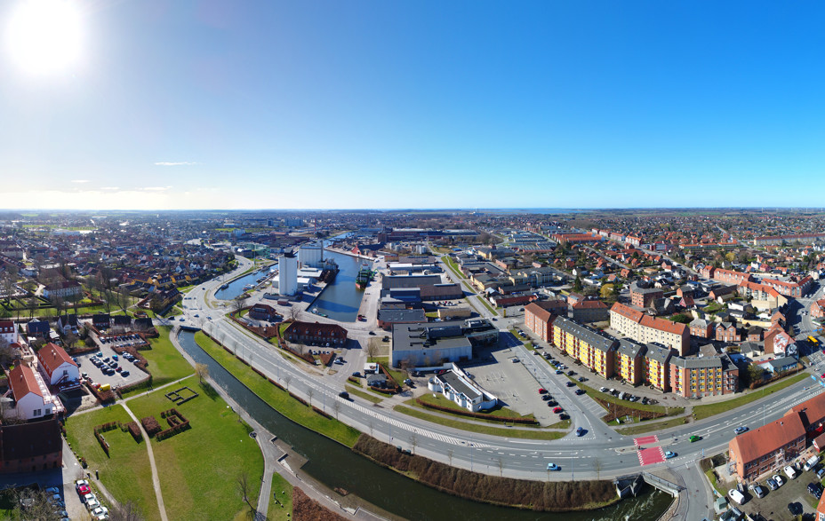 Panoramabillede over Næstved by Panoramabillede over Næstved by