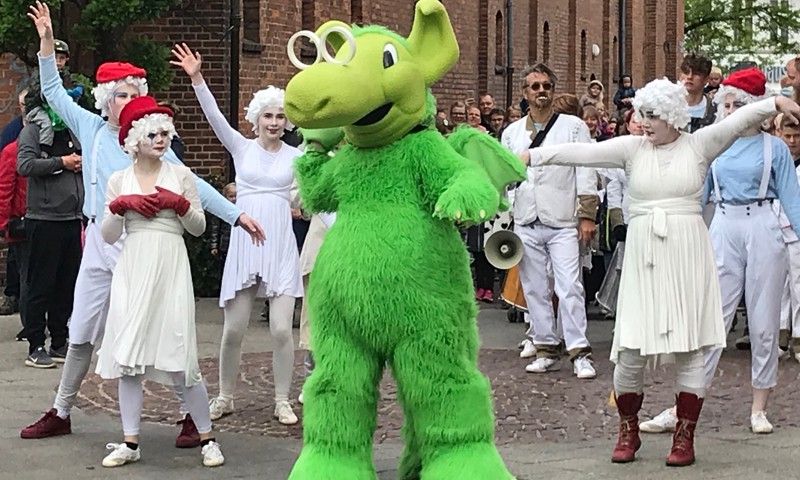 Børnekulturfestivalens familielørdag med Næssi