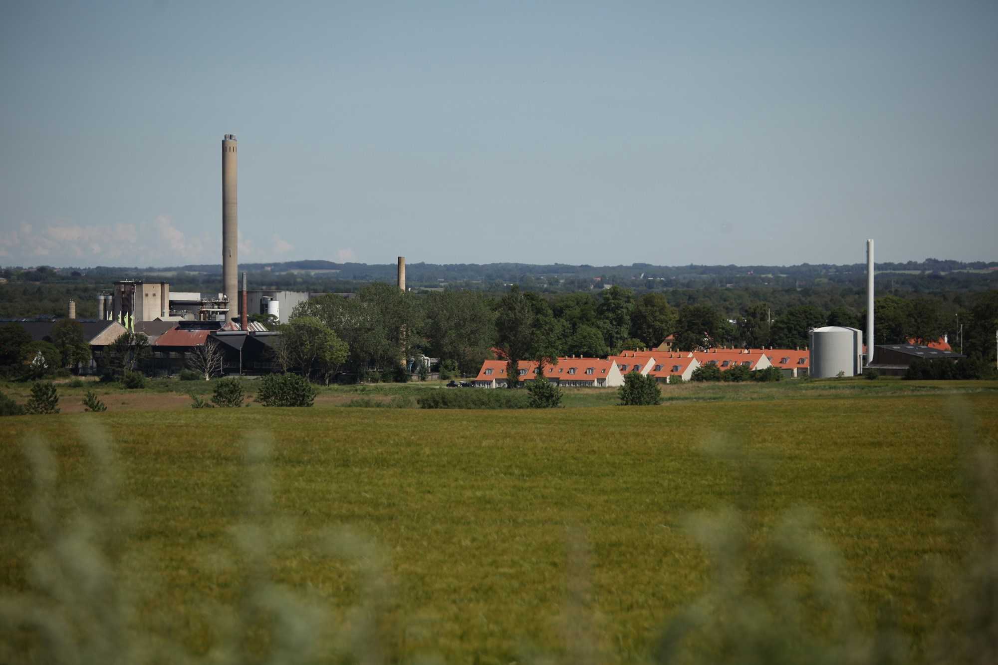 Grøn Mark Og Industriområde ved Fensmark