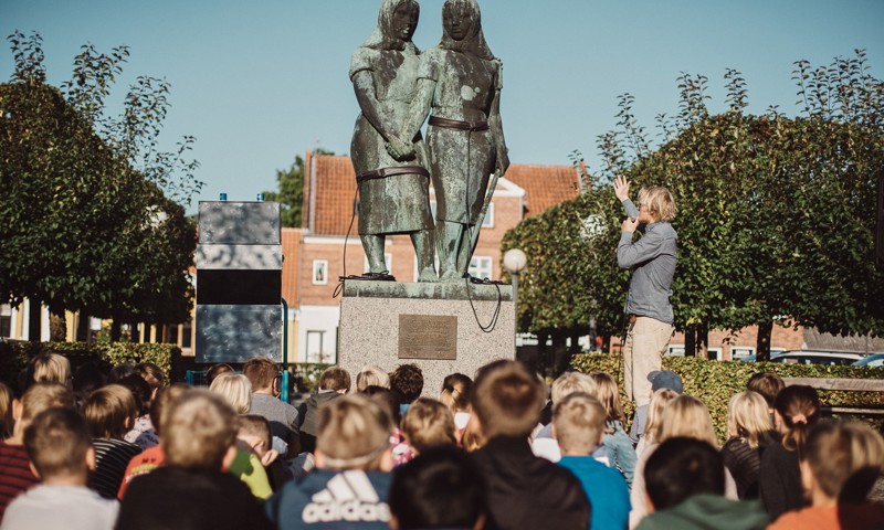 Kom og snak med skulpturen Den lille Prins i Fuglebjerg