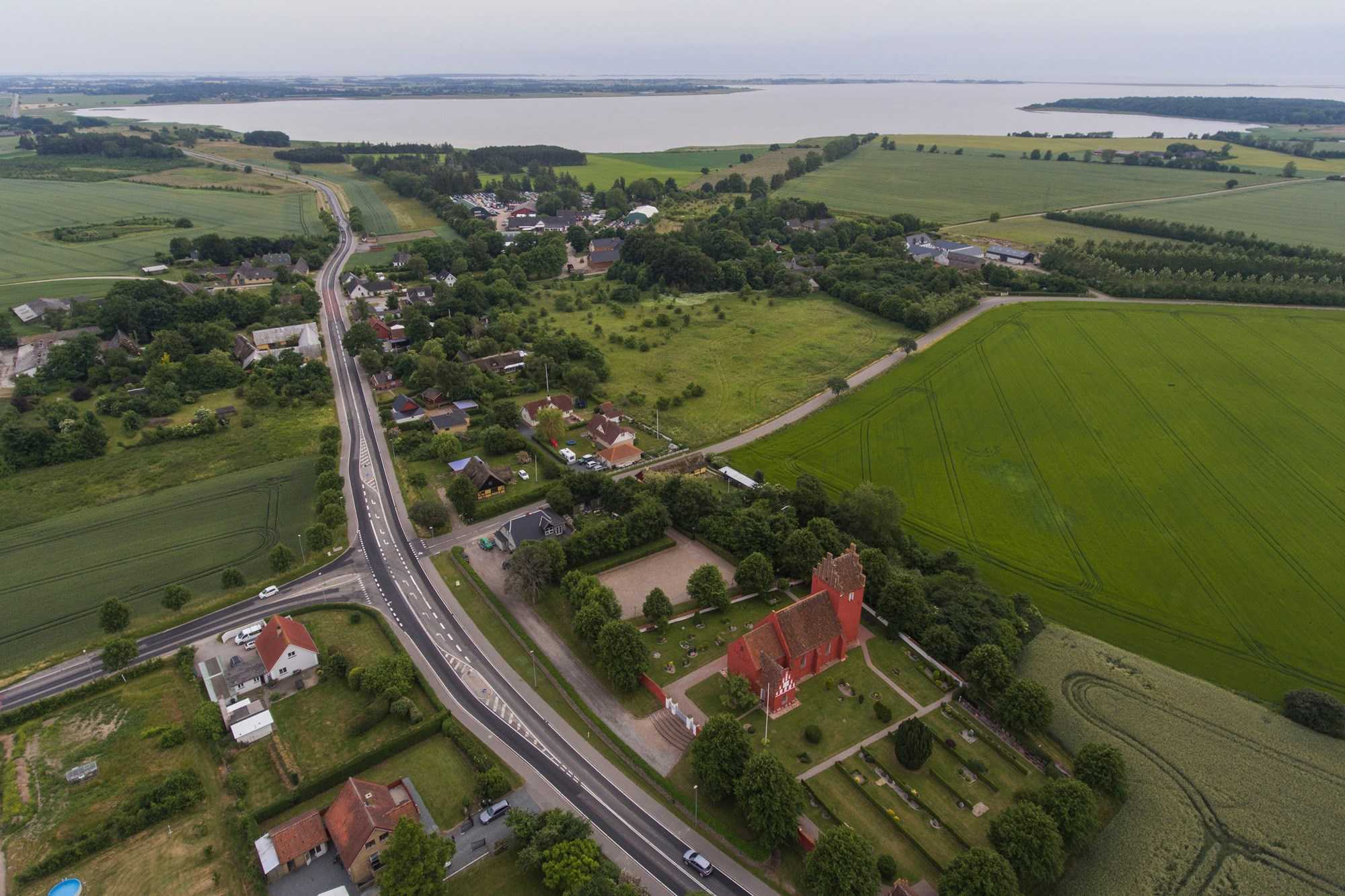 Dronefoto Af Vester Egesborg